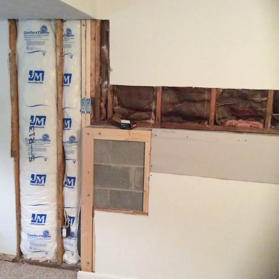 Wall insulation replacement during Odor Removal & Deodorization in Stuttgart